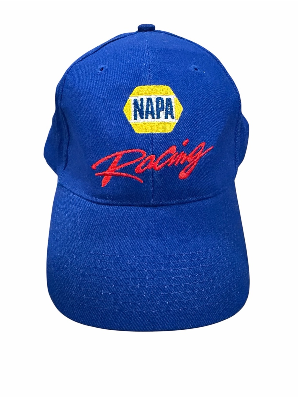 NAPA Racing Blue Hat with Red “Racing” Script
